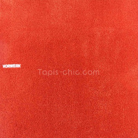 Tapis sur mesure Orange Vif gamme Safira par Vorwerk Tapis sur mesure Orange Vif gamme Safira par Vorwerk
