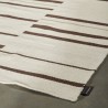 Tapis en laine tissé main marron Hazara par Angelo Tapis en laine tissé main marron Hazara par Angelo