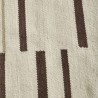 Tapis en laine tissé main marron Hazara par Angelo Tapis en laine tissé main marron Hazara par Angelo