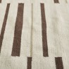 Tapis en laine tissé main marron Hazara par Angelo Tapis en laine tissé main marron Hazara par Angelo