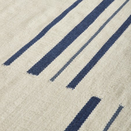 Tapis en laine tissé main bleu Hazara par Angelo Tapis en laine tissé main bleu Hazara par Angelo
