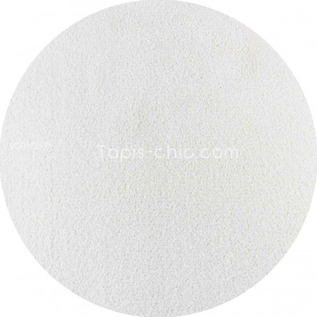 Tapis sur mesure rond Blanc gamme Safira par Vorwerk Tapis sur mesure rond Blanc gamme Safira par Vorwerk