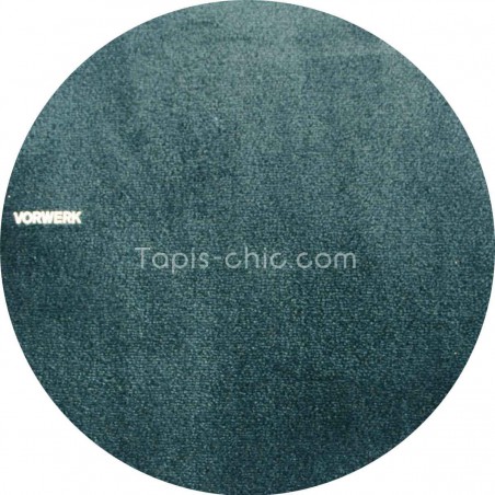 Tapis sur mesure rond Bleu Foncé gamme Safira par Vorwerk