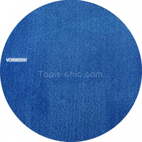 Tapis sur mesure rond Bleu Roi gamme Safira par Vorwerk Tapis sur mesure rond Bleu Roi gamme Safira par Vorwerk