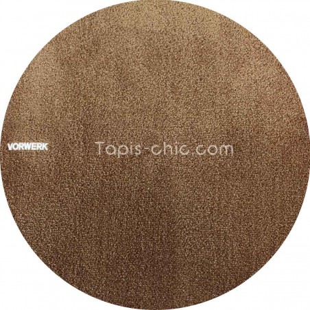 Tapis sur mesure rond Marron gamme Safira par Vorwerk Tapis sur mesure rond Marron gamme Safira par Vorwerk