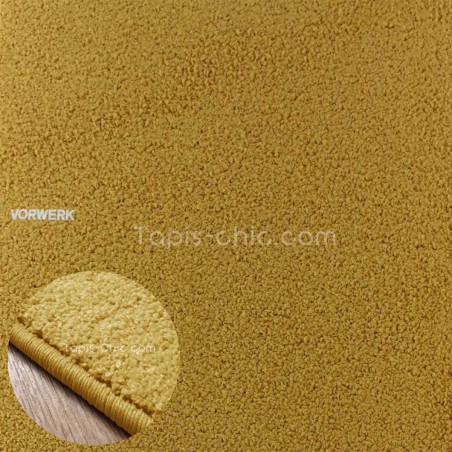 Tapis sur mesure Jaune Ocre gamme Larea par Vorwerk Tapis sur mesure Jaune Ocre gamme Larea par Vorwerk