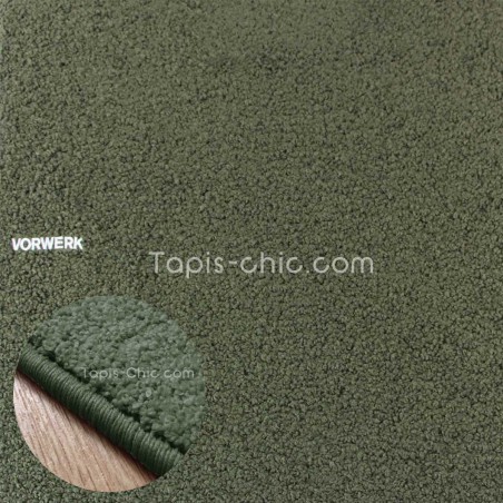 Tapis sur mesure Vert Foncé gamme Larea par Vorwerk Tapis sur mesure Vert Foncé gamme Larea par Vorwerk