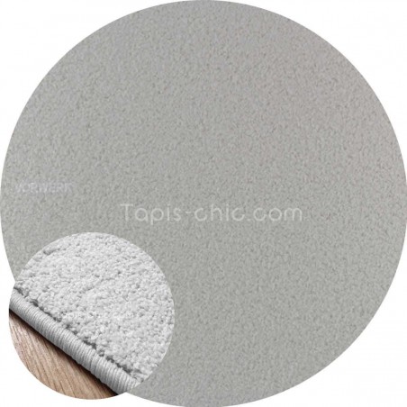 Tapis sur mesure rond Blanc gamme Larea par Vorwerk Tapis sur mesure rond Blanc gamme Larea par Vorwerk