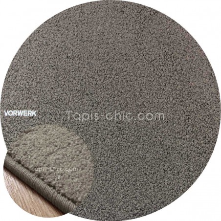 Tapis sur mesure rond Gris gamme Larea par Vorwerk Tapis sur mesure rond Gris gamme Larea par Vorwerk