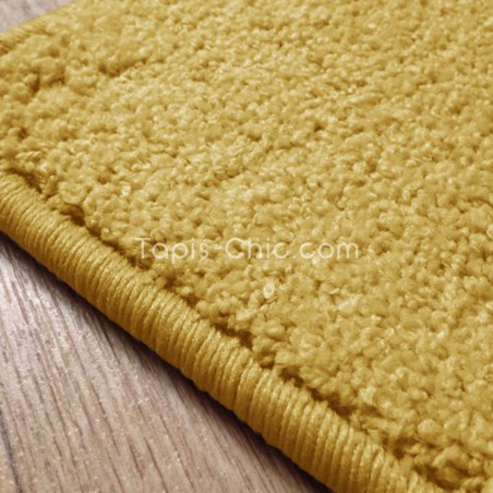 Tapis sur mesure rond Jaune Ocre gamme Larea par Vorwerk Tapis sur mesure rond Jaune Ocre gamme Larea par Vorwerk