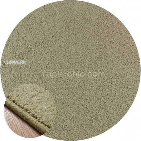 Tapis sur mesure rond Beige gamme Larea par Vorwerk Tapis sur mesure rond Beige gamme Larea par Vorwerk