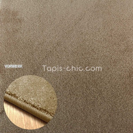 Tapis sur mesure Taupe gamme Lyrica par Vorwerk