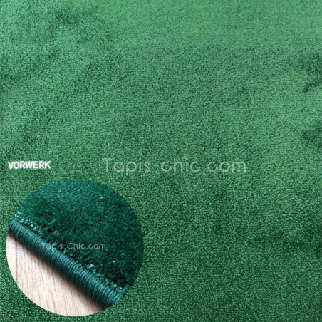 Tapis sur mesure Vert Sapin gamme Lyrica par Vorwerk Tapis sur mesure Vert Sapin gamme Lyrica par Vorwerk