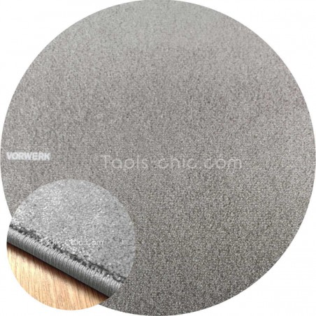 Tapis sur mesure rond Gris Clair gamme Lyrica par Vorwerk