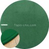 Tapis sur mesure rond Vert Sapin par Vorwerk gamme Modena Tapis sur mesure rond Vert Sapin par Vorwerk gamme Modena
