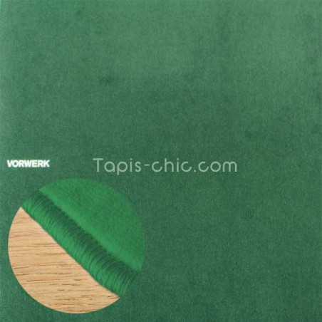 Tapis sur mesure Vert Sapin par Vorwerk gamme Modena Tapis sur mesure Vert Sapin par Vorwerk gamme Modena