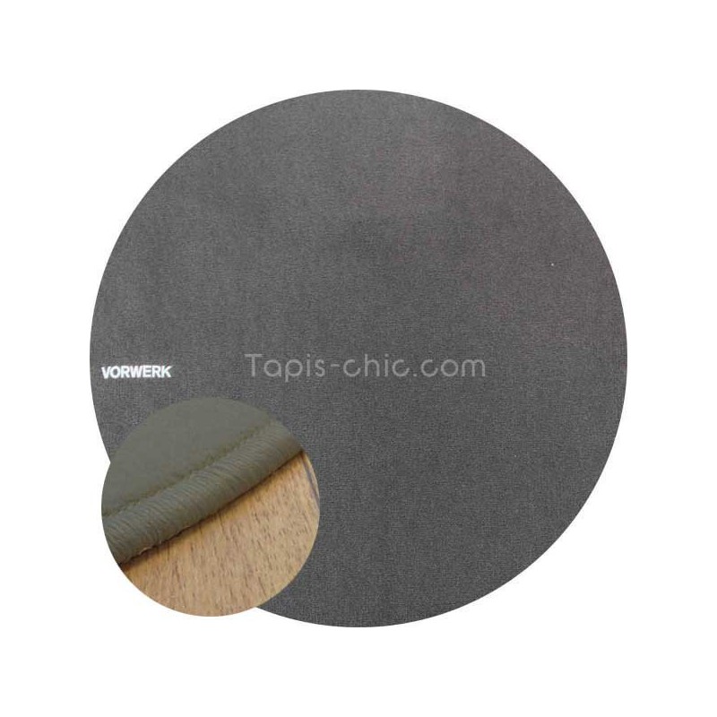 Tapis sur mesure rond Gris Foncé par Vorwerk gamme Modena