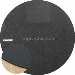 Tapis sur mesure rond Noir par Vorwerk gamme Modena