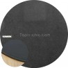 Tapis sur mesure rond Noir par Vorwerk gamme Modena Tapis sur mesure rond Noir par Vorwerk gamme Modena