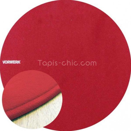 Tapis sur mesure rond Bordeaux par Vorwerk gamme Modena Tapis sur mesure rond Bordeaux par Vorwerk gamme Modena
