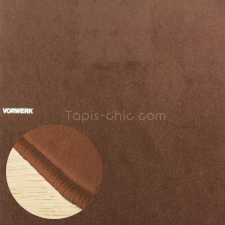 Tapis sur mesure Marron par Vorwerk gamme Modena Tapis sur mesure Marron par Vorwerk gamme Modena