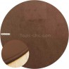 Tapis sur mesure rond Marron par Vorwerk gamme Modena Tapis sur mesure rond Marron par Vorwerk gamme Modena