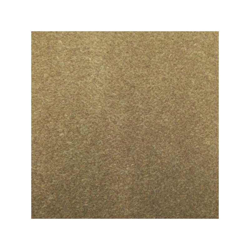 Tapis sur mesure Rond en laine Marron gamme Velvet finition surjet