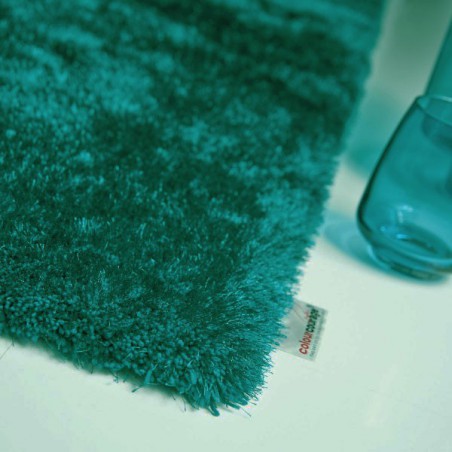 Tapis shaggy Bleu Vert en polyester par Tapis Chic Collection Tapis shaggy Bleu Vert en polyester par Tapis Chic Collection