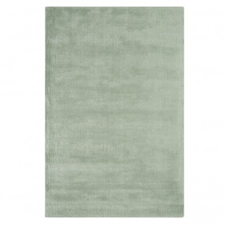 Tapis de Salon  prestige en Laine et viscose tissé main Sari Vert Céladon 120 x 180 cm