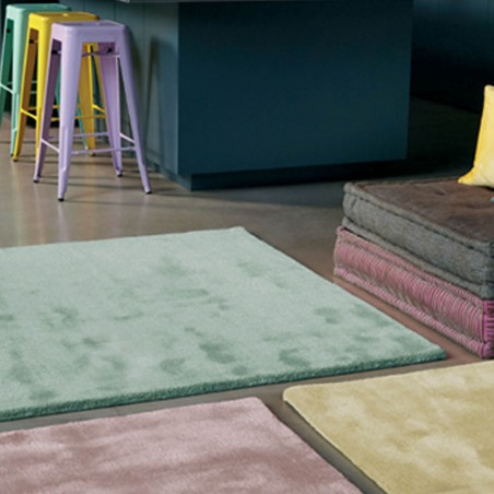 Tapis de salon Sari vert par Joseph Lebon Tapis de salon Sari vert par Joseph Lebon