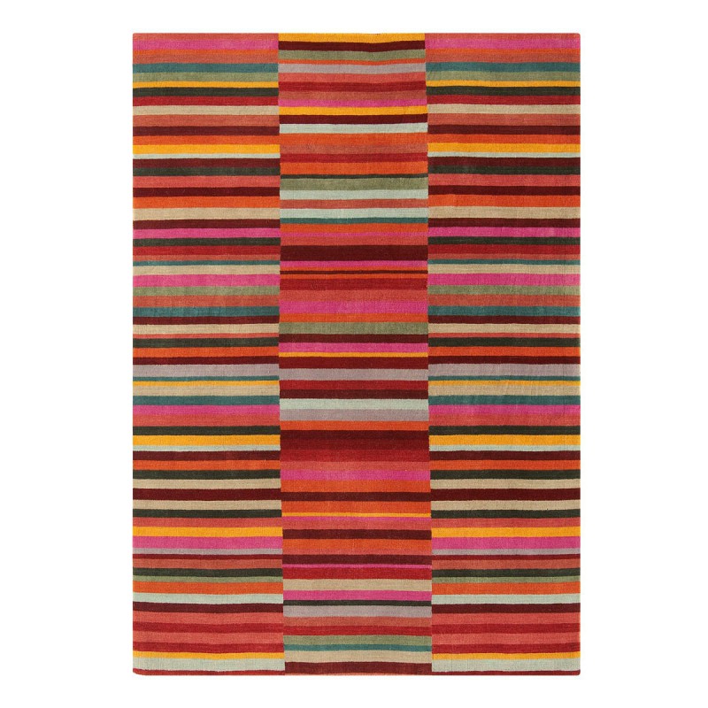 Tapis de salon Lines Red par Joseph Lebon