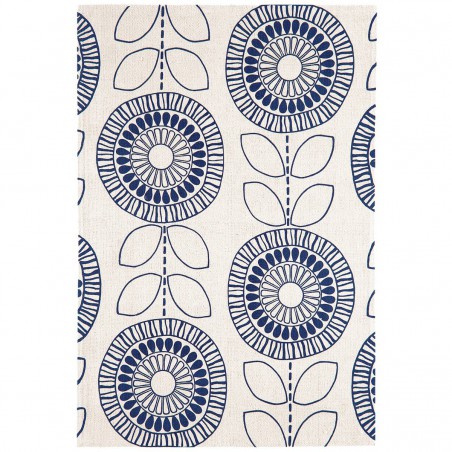Tapis de salon Flower Power Indigo par Joseph Lebon Tapis de salon Flower Power Indigo par Joseph Lebon