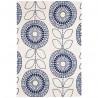 Tapis de salon Flower Power Indigo par Joseph Lebon Tapis de salon Flower Power Indigo par Joseph Lebon