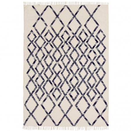 Tapis de salon Géométrique Skagen Diamond Bleu par Joseph Lebon Tapis de salon Géométrique Skagen Diamond Bleu par Joseph Lebon
