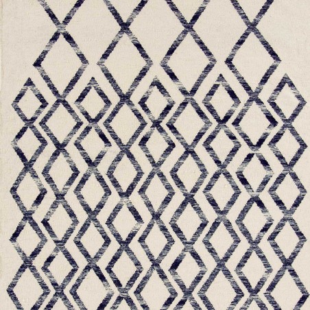 Tapis de salon Géométrique Skagen Diamond Bleu par Joseph Lebon Tapis de salon Géométrique Skagen Diamond Bleu par Joseph Lebon