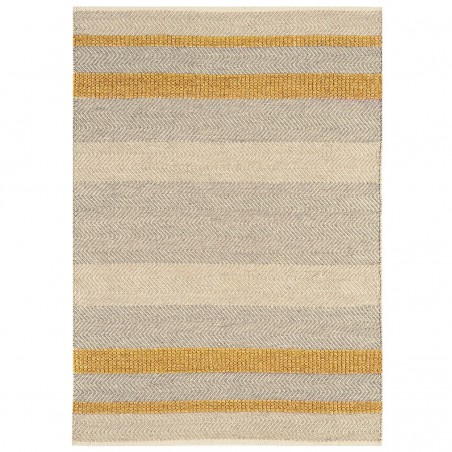 Tapis de salon à rayures Stripes Jaune Moutarde par Joseph Lebon Tapis de salon à rayures Stripes Jaune Moutarde par Joseph Lebon