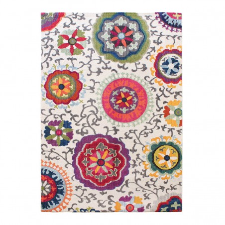 Tapis de Salon original a motifs colorés Lerida 160 x 230 cm