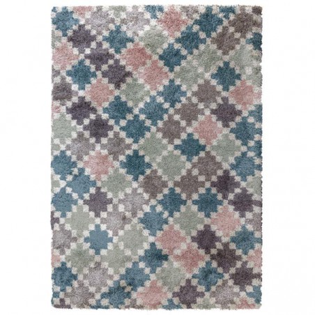 Tapis Berbère moderne Mosaik multicolore par Edito Tapis Berbère moderne Mosaik multicolore par Edito