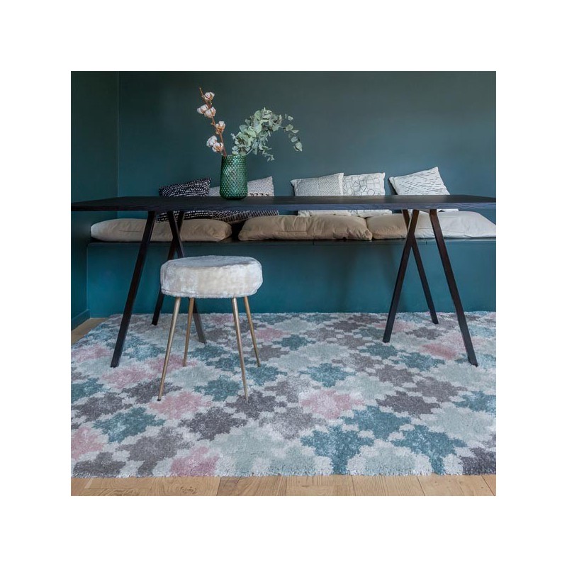 Tapis Berbère moderne Mosaik multicolore par Edito 