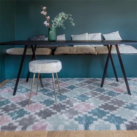 Tapis Berbère moderne Mosaik multicolore par Edito Tapis Berbère moderne Mosaik multicolore par Edito