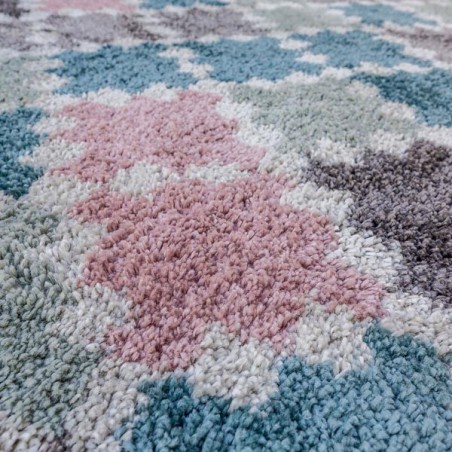Tapis Berbère moderne Mosaik multicolore par Edito Tapis Berbère moderne Mosaik multicolore par Edito