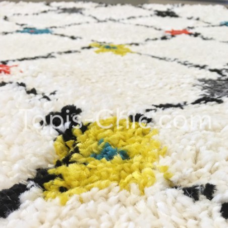 Tapis Berbère moderne Blanc Kaboshon par Edito Tapis Berbère moderne Blanc Kaboshon par Edito