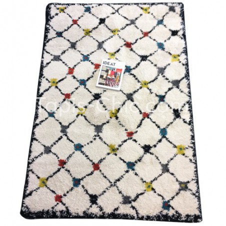 Tapis Berbère moderne Blanc Kaboshon par Edito Tapis Berbère moderne Blanc Kaboshon par Edito