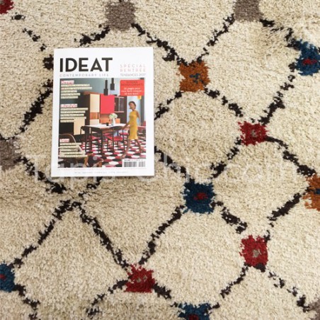 Tapis Berbère moderne beige Kaboshon par Edito Tapis Berbère moderne beige Kaboshon par Edito