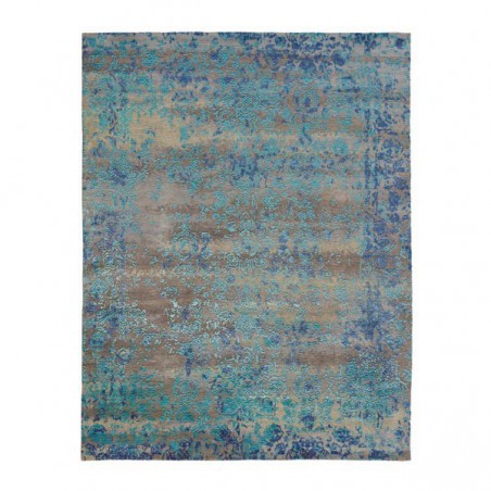 Tapis de luxe Héritage bleu laine par Angelo Tapis de luxe Héritage bleu laine par Angelo