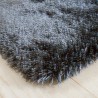 Tapis Shaggy Swing uni Gris carré 240 x 240 cm Arte Espina