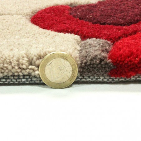 Tapis de salon Fleurs Blossom Rouge par Flair Rugs Tapis de salon Fleurs Blossom Rouge par Flair Rugs