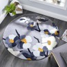 Tapis de salon rond Fleurs Cerisier Gris par Flair Rugs Tapis de salon rond Fleurs Cerisier Gris par Flair Rugs