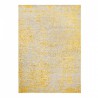 Tapis noué main Jaune et Gris en laine et viscose par Ligne Pure Tapis noué main Jaune et Gris en laine et viscose par Ligne Pure