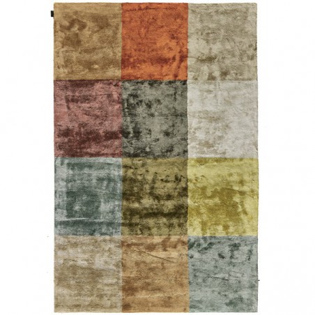 Tapis de salon en viscose Sahara multicolores par Angelo Tapis de salon en viscose Sahara multicolores par Angelo